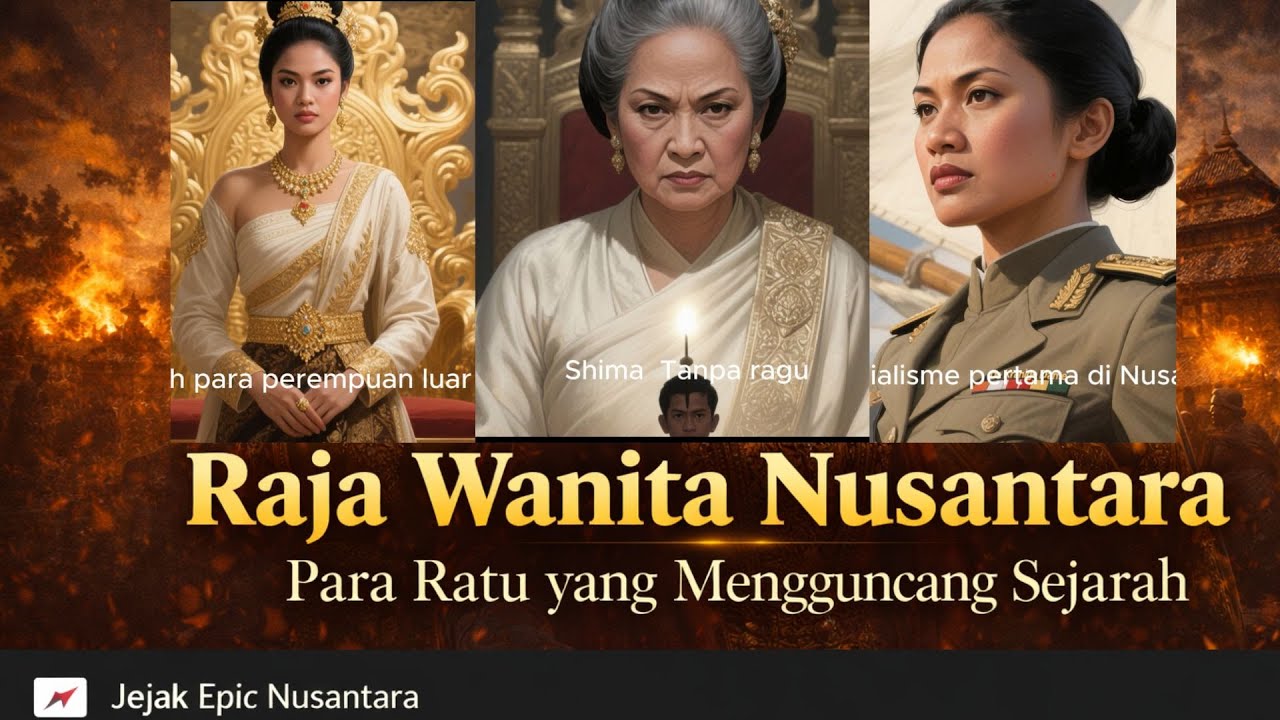 🎬 RAJA WANITA NUSANTARA || PARA RATU YANG MENGGUNCANG SEJARAH