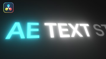 Free AE Style Text Animation for Davinci Resolve