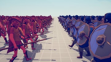 [500x BATTLE] HOPLITES vs VIKINGS - Totally Accurate Battle Simulator