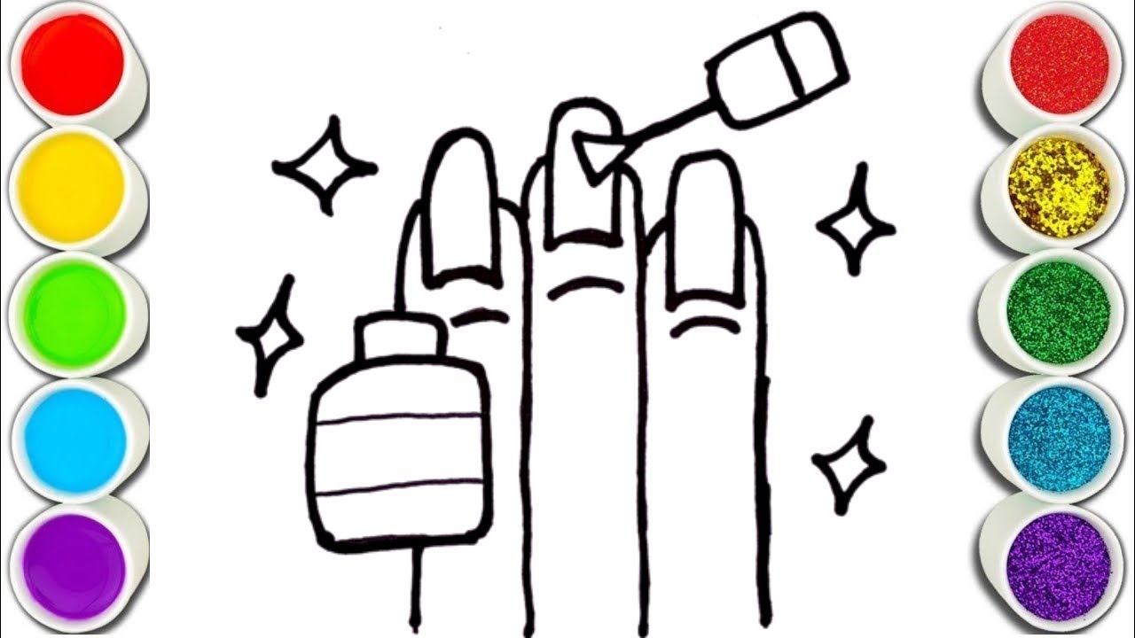 💅🌈 "Colorful Kids Nail Design, Fun Painting & Coloring For Kids and