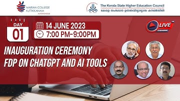 FDP on ChatGPT and AI Tools by Marian College in association with KSHEC - Day 1| Hosted by IPSR