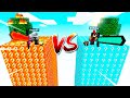 MUNDO de LUCKY BLOCKS de LAVA vs AGUA 🔥🌊 DESAFÍO DE LUCKY BLOCKS en MINECRAFT