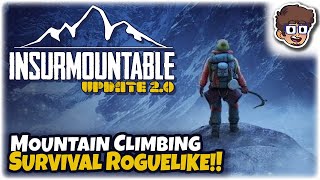 MOUNTAIN CLIMBING SURVIVAL STRATEGY ROGUELIKE!! | Let's Try: Insurmountable 2.0 screenshot 1