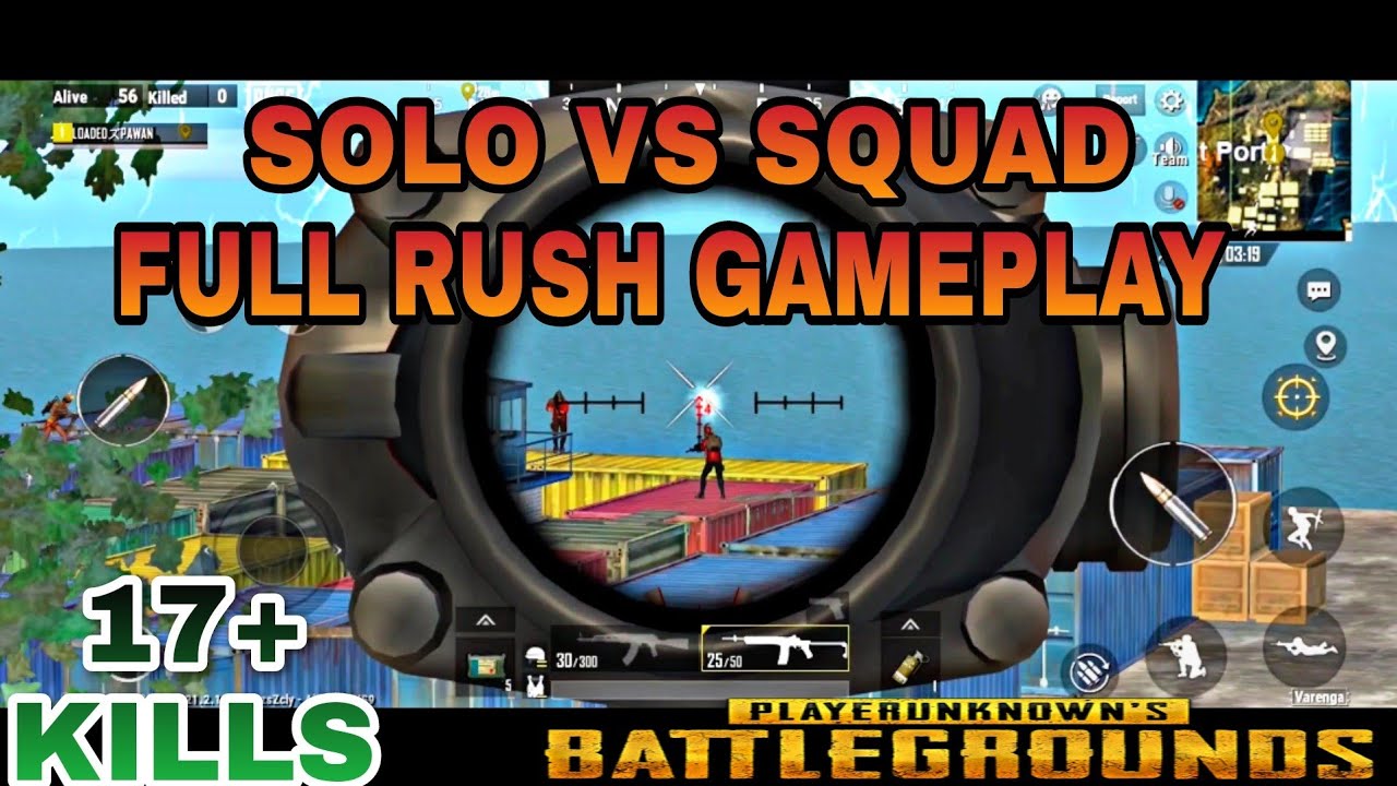 🔥18 KILLS | SOLO VS SQUAD | FULL RUSH GAMEPLAY | PUBG MOBILE LITE | 1 ...