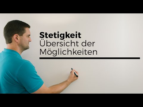 Video: Was bedeutet Stetigkeit bei der Scheibe?