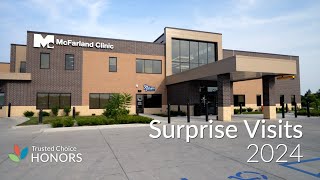 2024 Trusted Choice Honors Surprise Visits | McFarland Clinic
