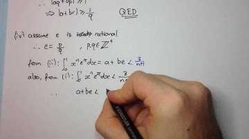 HSC Maths Ext2: Proving e is irrational (Part 2/2) - Q8b(iii)(iv) 2001 HSC Exam