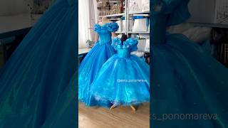 Cinderellas🩵#disneyprincess #cosplay #disneycosplay #cinderella #sewing #sew #золушка #princess