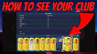 HOW TO SEE YOUR ENTIRE CLUB FIFA 23 ULTIMATE TEAM (Players, Consumables, & Items)