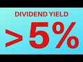 3 Solid Dividend Stocks With a Yield Above 5%