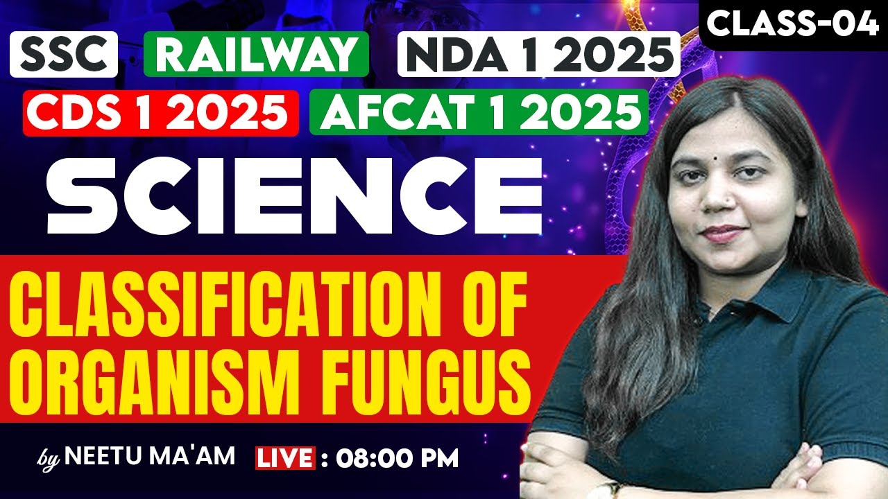 Master Science Classification of Organisms in 1 Hour with Neetu Ma'am ...