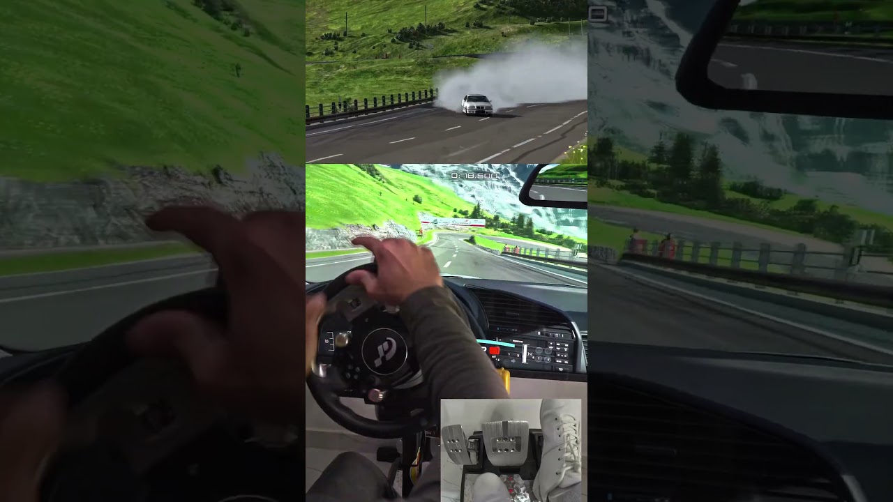 Realistic Drifting! - E36 M3 in GT7 #shorts