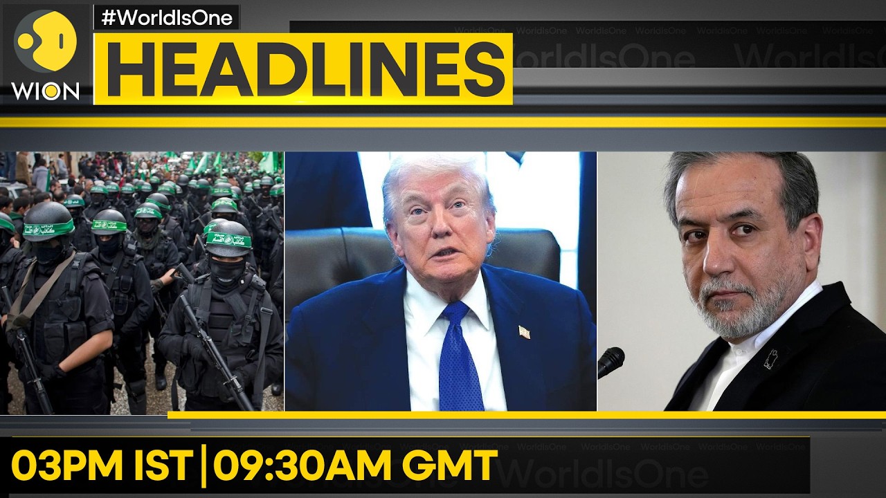 Top Hamas Leader Rejects Disarmament | Iran Warns Won't Give Up Enrichment | WION HEADLINES