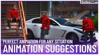 FiveM Script | Animation suggestions [Standalone, ESX, QBCore] | KuzQuality