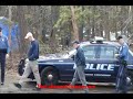 Inspection Department with Police Serve Violation Notices to Tent City Founder in Lakewood