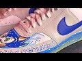 Painting Nike Shoes! Sonic Theme!