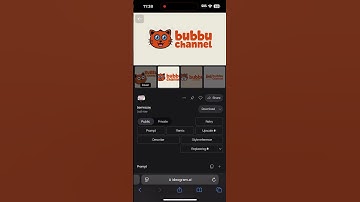 Can ai make the Bubbu channel logo?