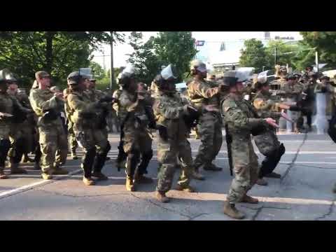 GA National Guard dances Macarena in Atlanta (full video)