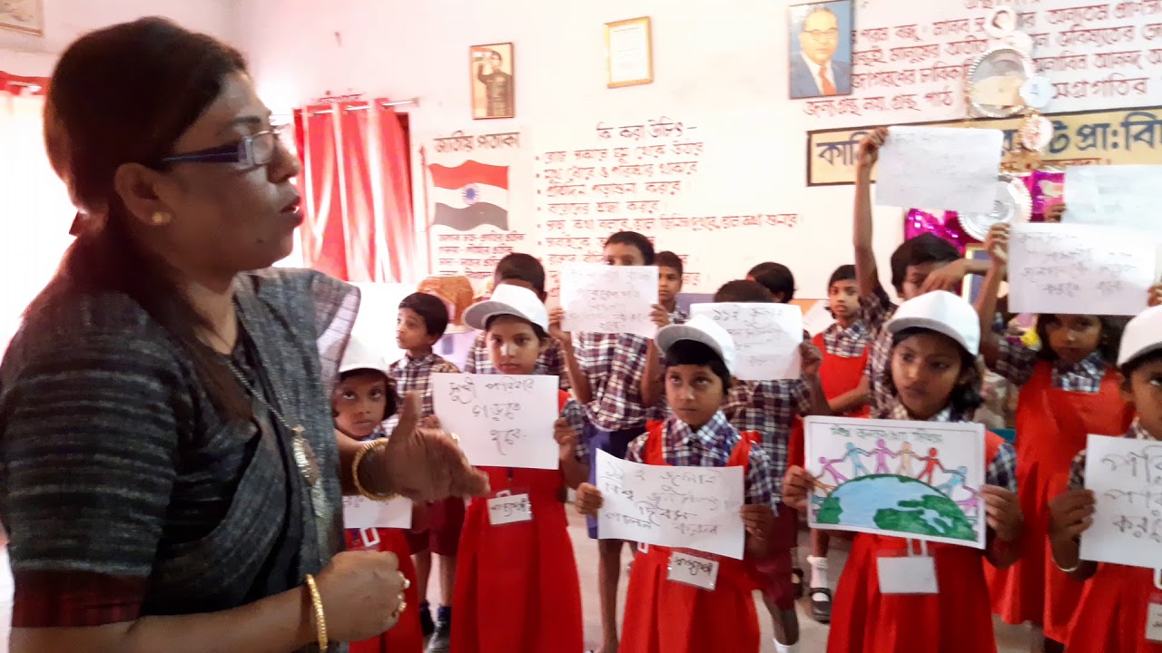 World Population Day celebration at my Kalia chak Babur hat Pry School