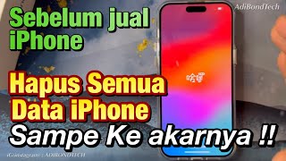 Cara Hapus Semua Data iPhone 15 Pro Max
