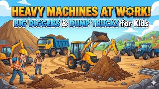 Heavy Machines at Work! 🏗️🚛Big Diggers &amp; Dump Trucks for Kids 2026 #gaming #gaming07 #videogames 
