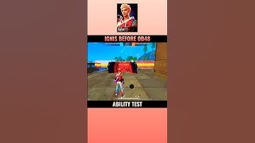 IGNIS ABILITY TEST BEFORE OB48 UPDATE (PART-3) || #shorts #ffmax #ff #ignis #before #ob48update