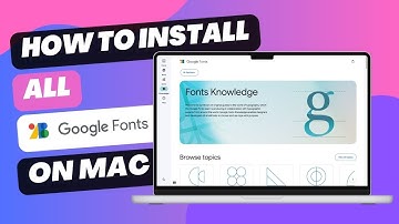 How to Install ALL Google Fonts on macOS (without Terminal, easy to follow)