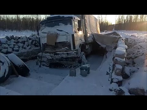 Суровые водители, на зимниках крайнего севера!!!
