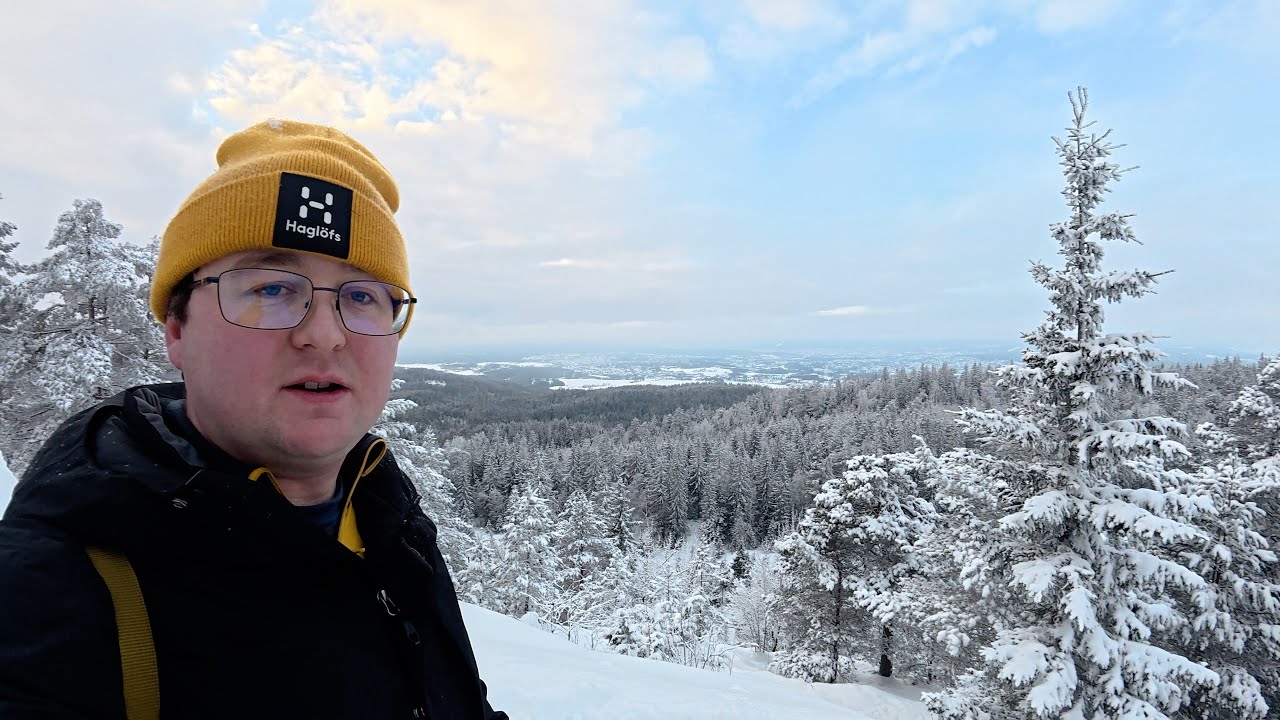 Snowy Winter Walk in Østmarka, Norway ❄️🇳🇴