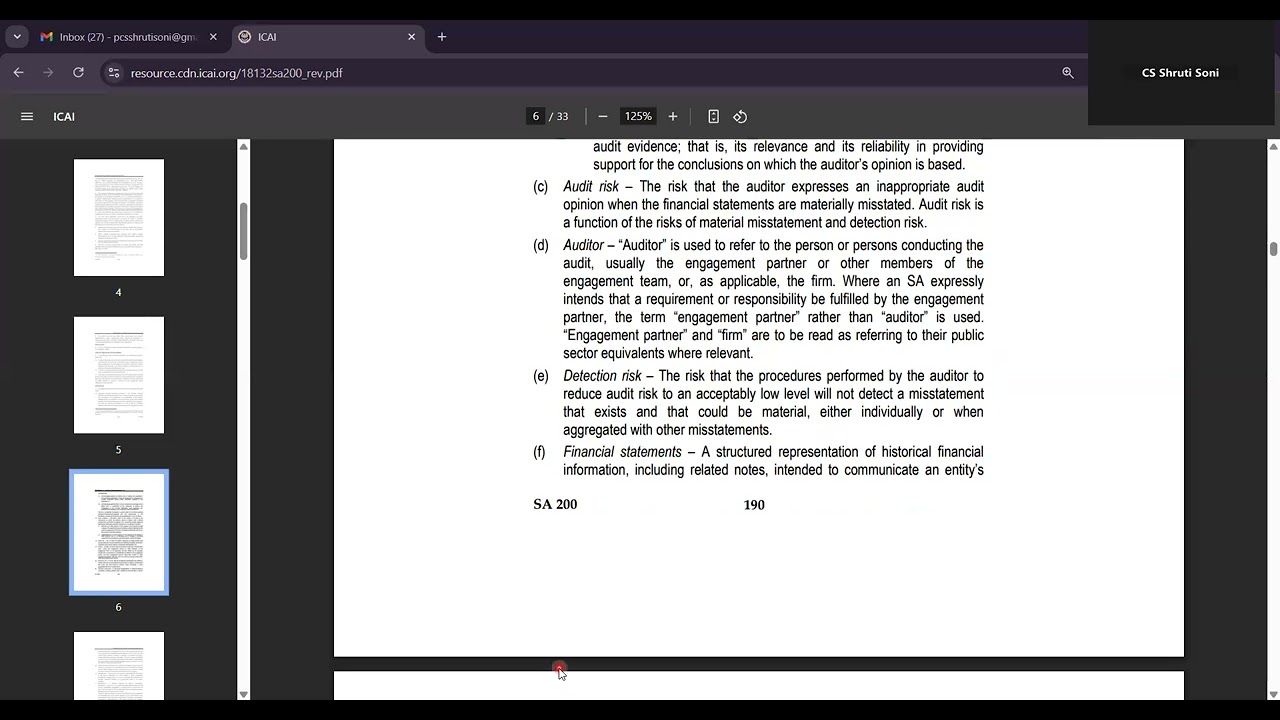 SA 200 PART 2 CA INTER