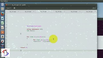 CP LAB 5  | Nested Loop | C++ in Ubuntu |
