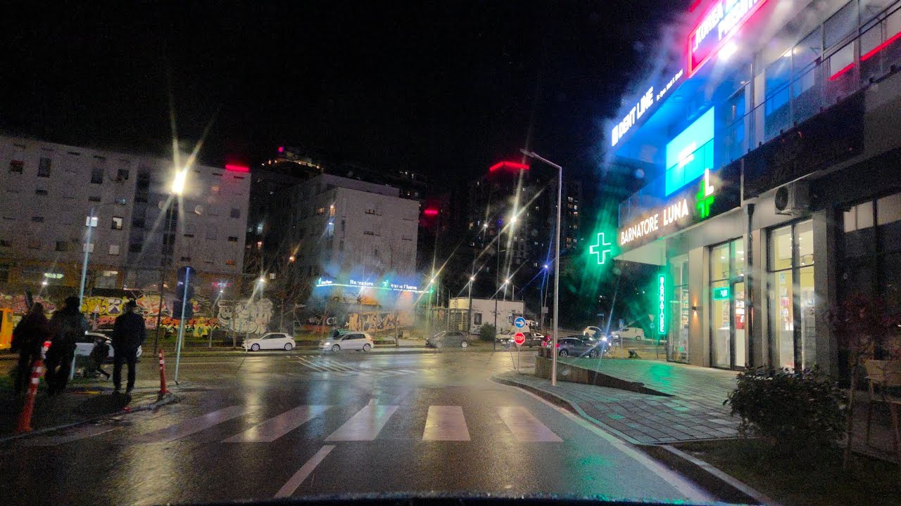 Prishtina at night | Rruga B - Taukbahçe | 2026