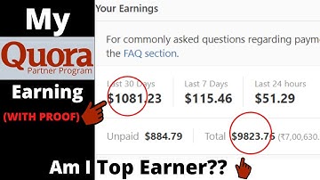 How Much Do I Earn With Quora Partner Program 2025?😱😱 | Aksh Verma