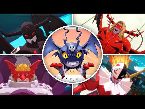Digimon Demidevimon's evolution line and unique skill showcase