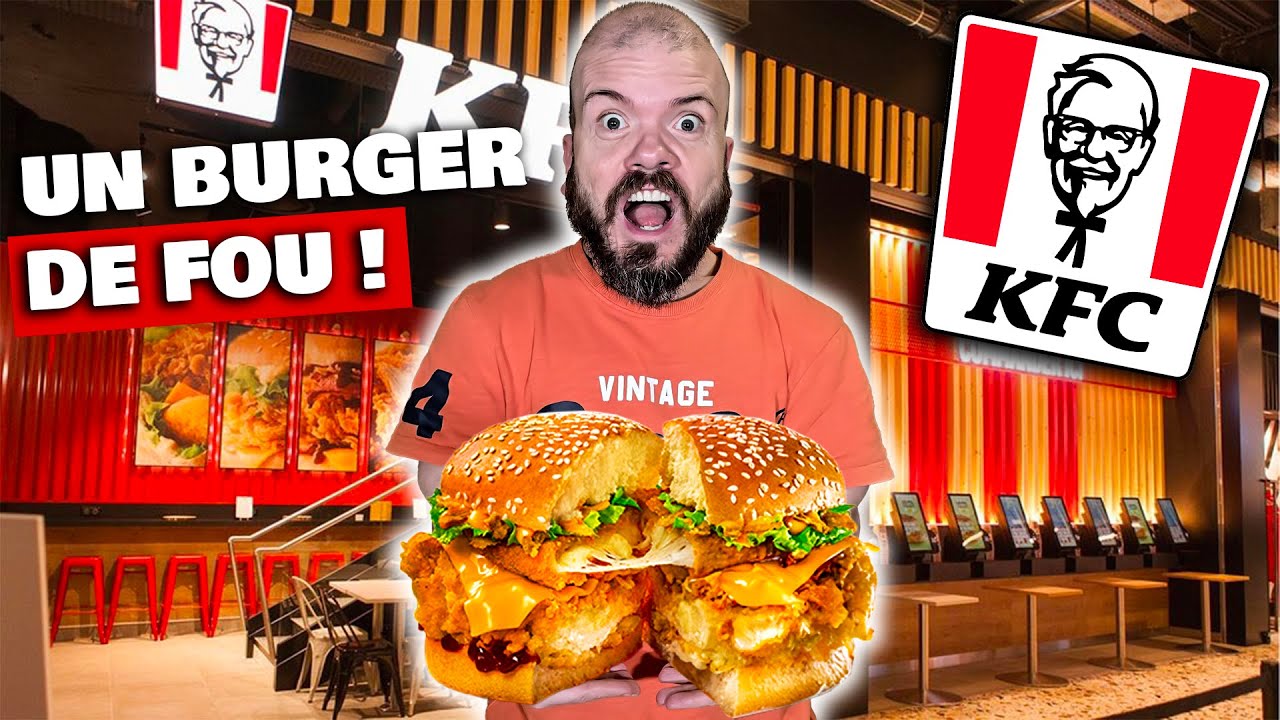 Un burger de fou ! 🍔  Dégustation KFC (Big Cheese BBQ)
