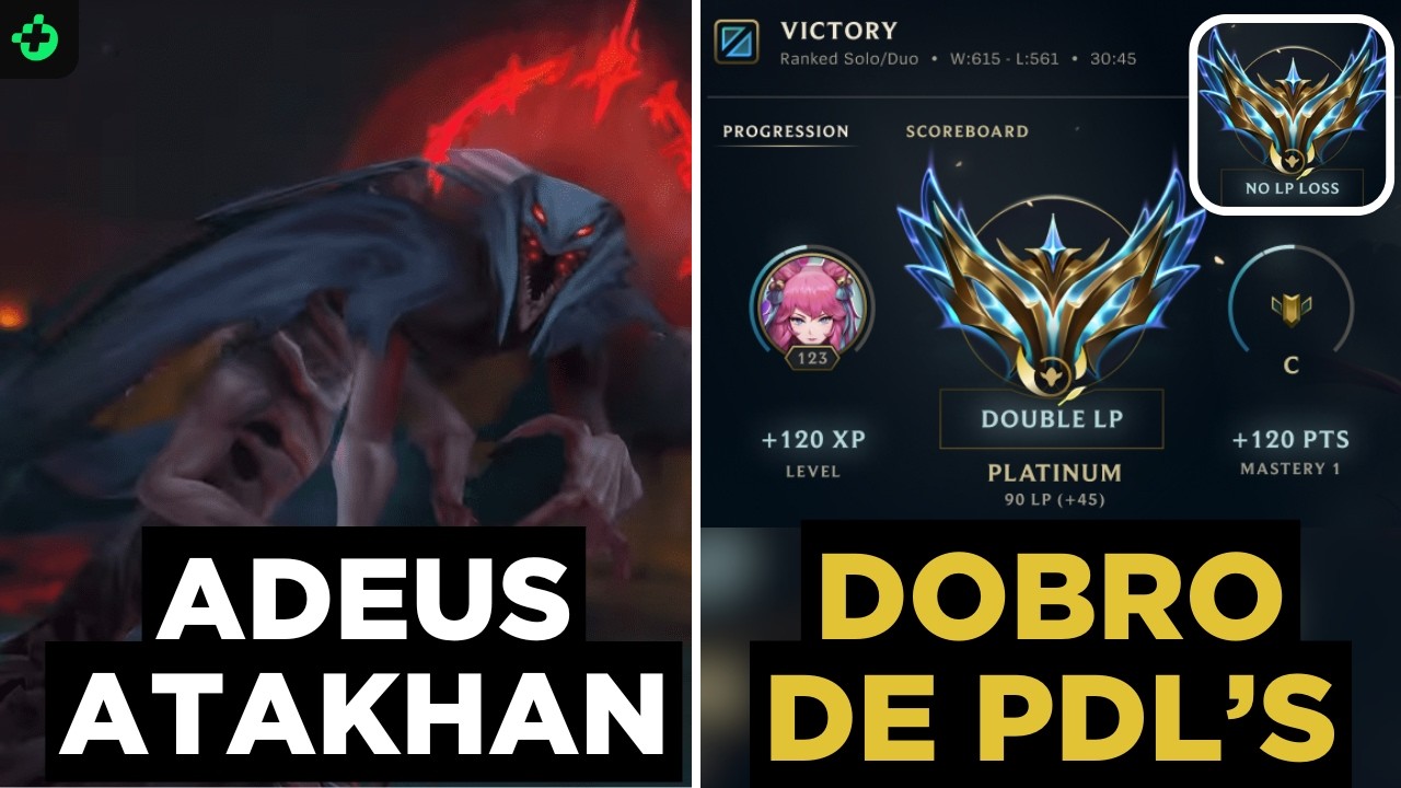 LoL: Temporada 2026 terá ADC com 7 itens, fim do Atakhan, PDL em