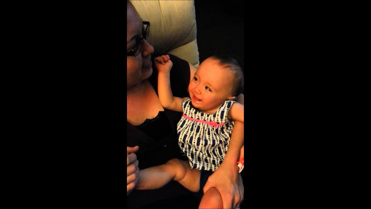 Daughter laughs at mom's fake burps YouTube