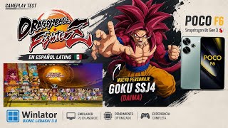 ​Dragon Ball FighterZ: POCO F6 Performance Test | Winlator 3.0 🐉🔥 
