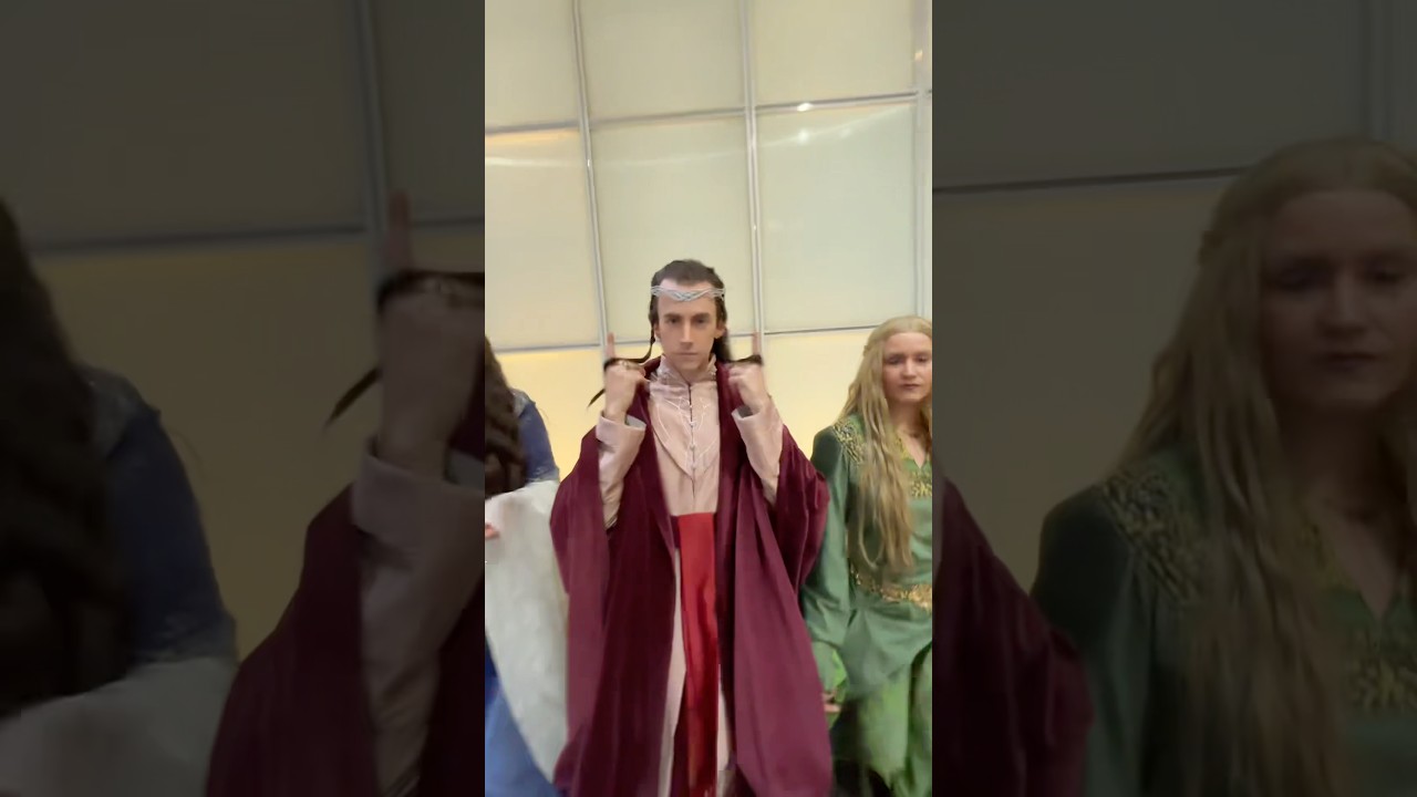 Serving Middle-earth realness ✨with @MichaelandHayley