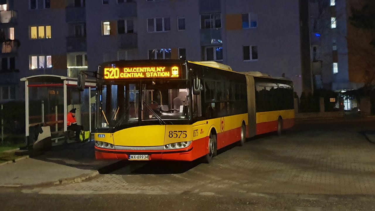 [520] MZA Warszawa - Przejazd SU18 III #8575 na linii 520➡️ Marysin