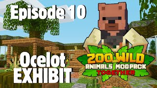 Ocelot Exhibit For My Zoo - Minecraft SMP: Zoo and Wild Animal (ZAWA) Together Mod -  E10
