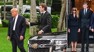 Barron Trump’s Compassion: How He Supported His Dad at Melania’s Mom’s Funeral