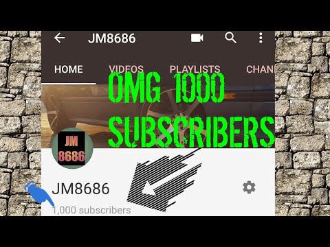 1k subscribers 1000