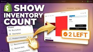 How To Show Inventory Quantity In Stock On Shopify Product Page (FREE & EASY)