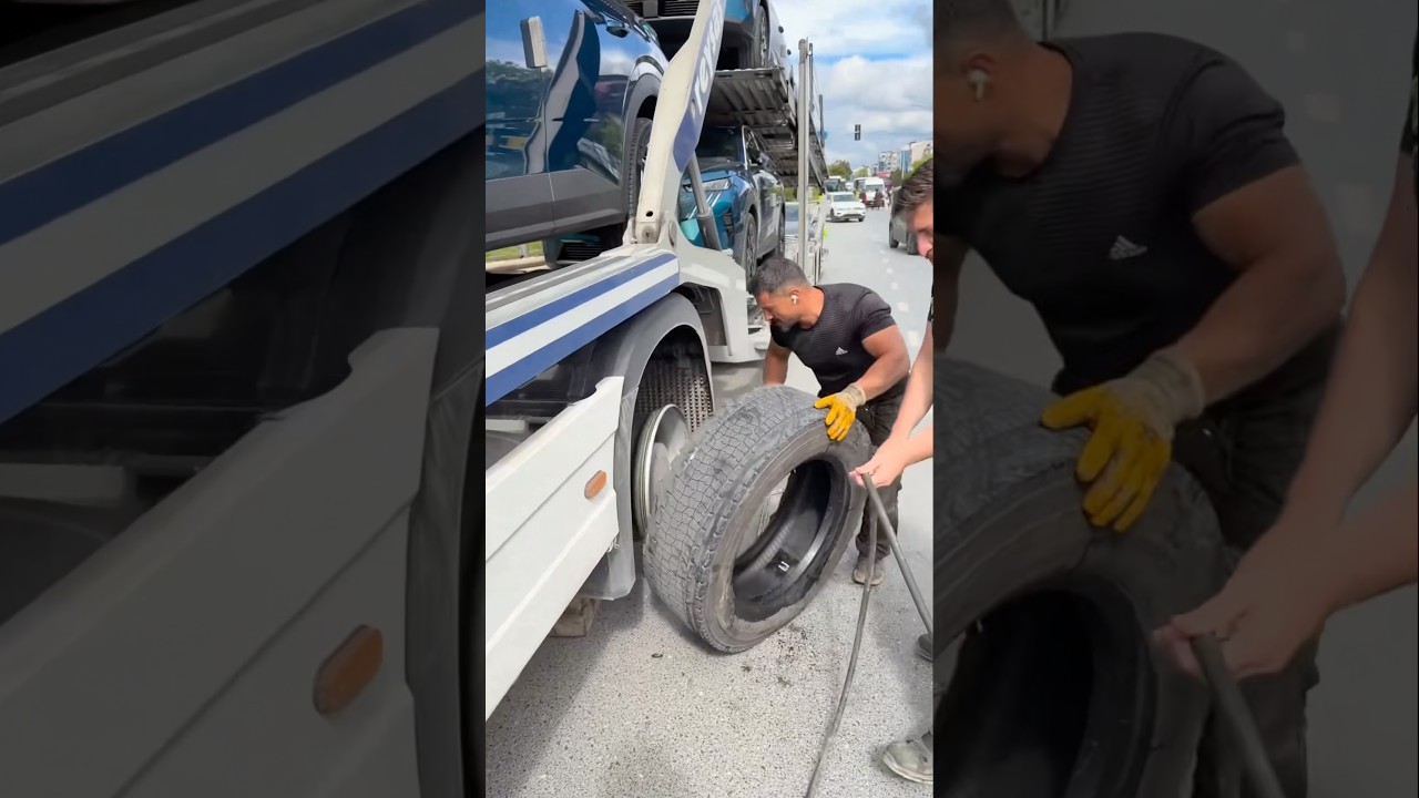 Fast repair truck tires