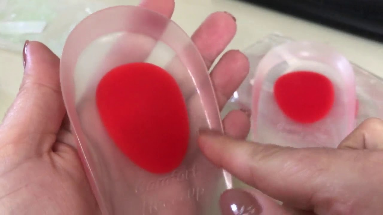 (English) Silicone Heel Cups or heel insoles Review
