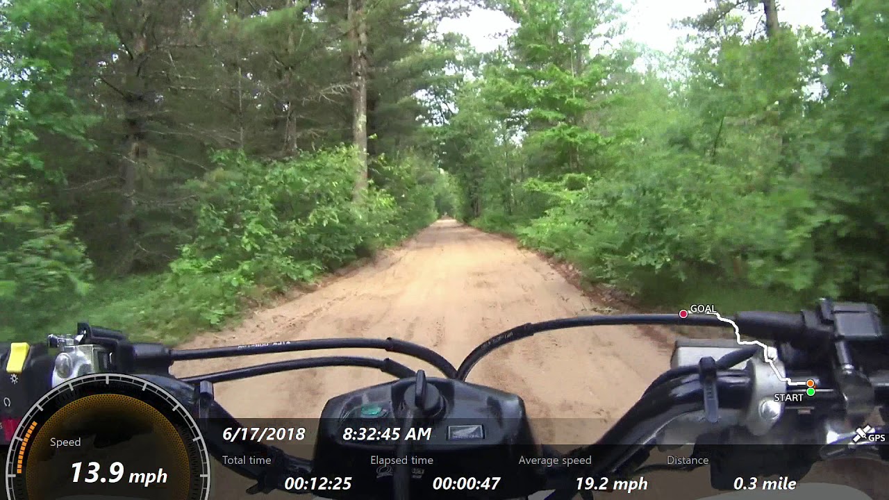 ATV Ride Little Manistee Trail YouTube