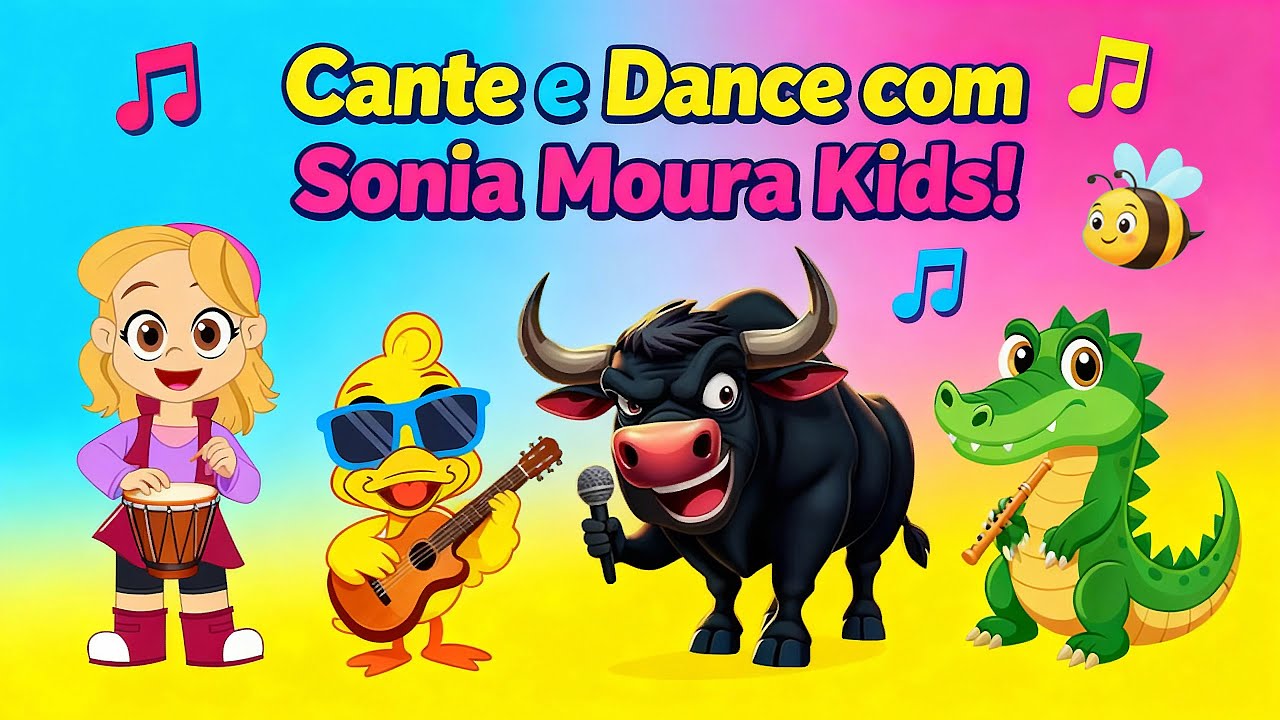 🎵 1 HORA Com as Melhores Músicas Infantis Para Cantar e Dançar! 💛 Coletânea Sonia Moura Kids
