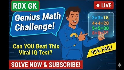 🔴 LIVE: Genius Math Challenge! Can YOU Beat This Viral IQ Test🤔 #math #mathiqtest #shortsfeed