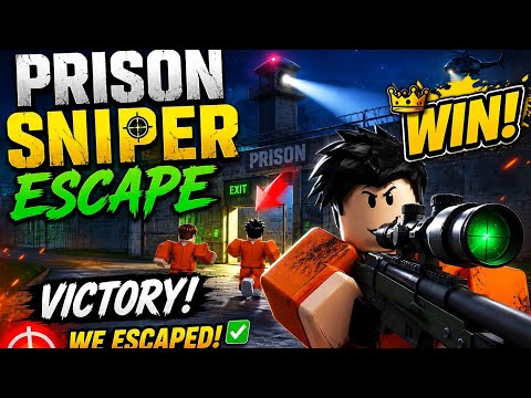 🔥 PRISON SNIPER ESCAPE – INSANE WIN! 😱🔫 | Roblox Gameplay